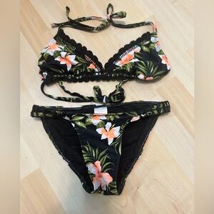 floral bikini set